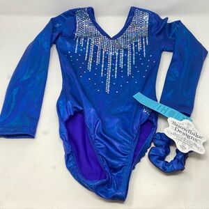 Gymnastics Leotard NWT Snowflake